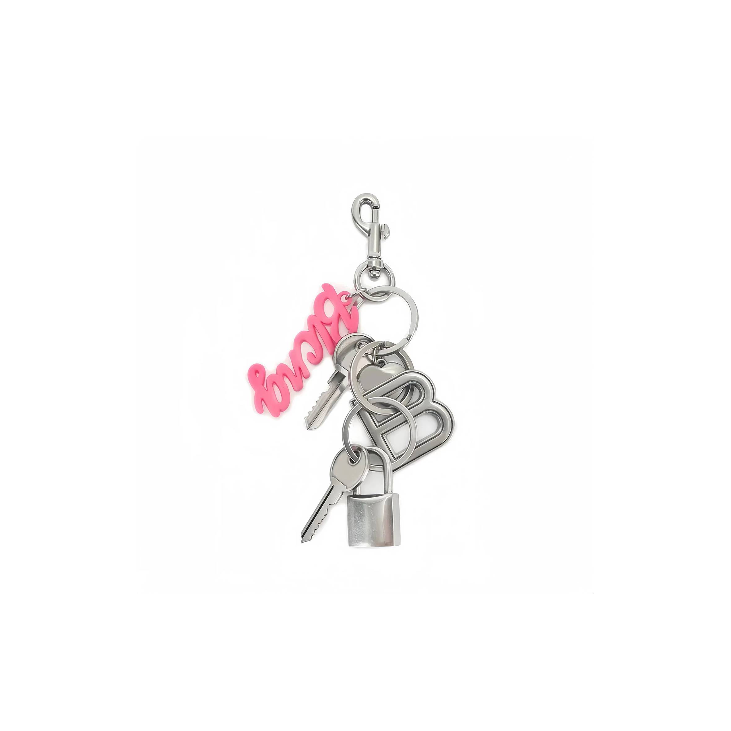 Ba*len*cia*ga women''s aki keychain in multicolored 7934422aa8m8486 (23*9*2cm)